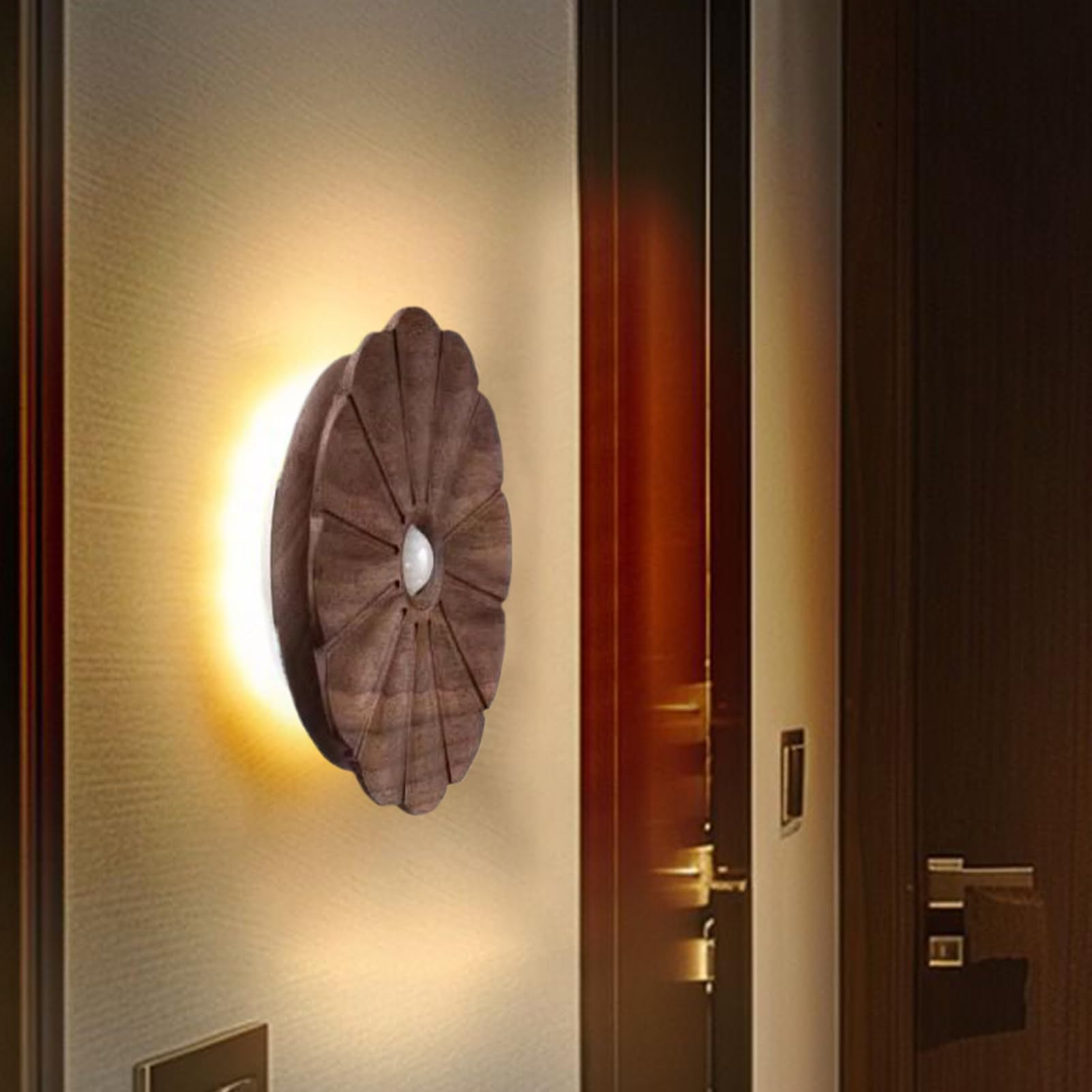 Mini lampada da parete a LED, luce notturna attivata dal movimento, per armadio, illuminazione a luce soffusa con energia, tecnologia a sensore efficiente, per camera da, corridoio, bagno