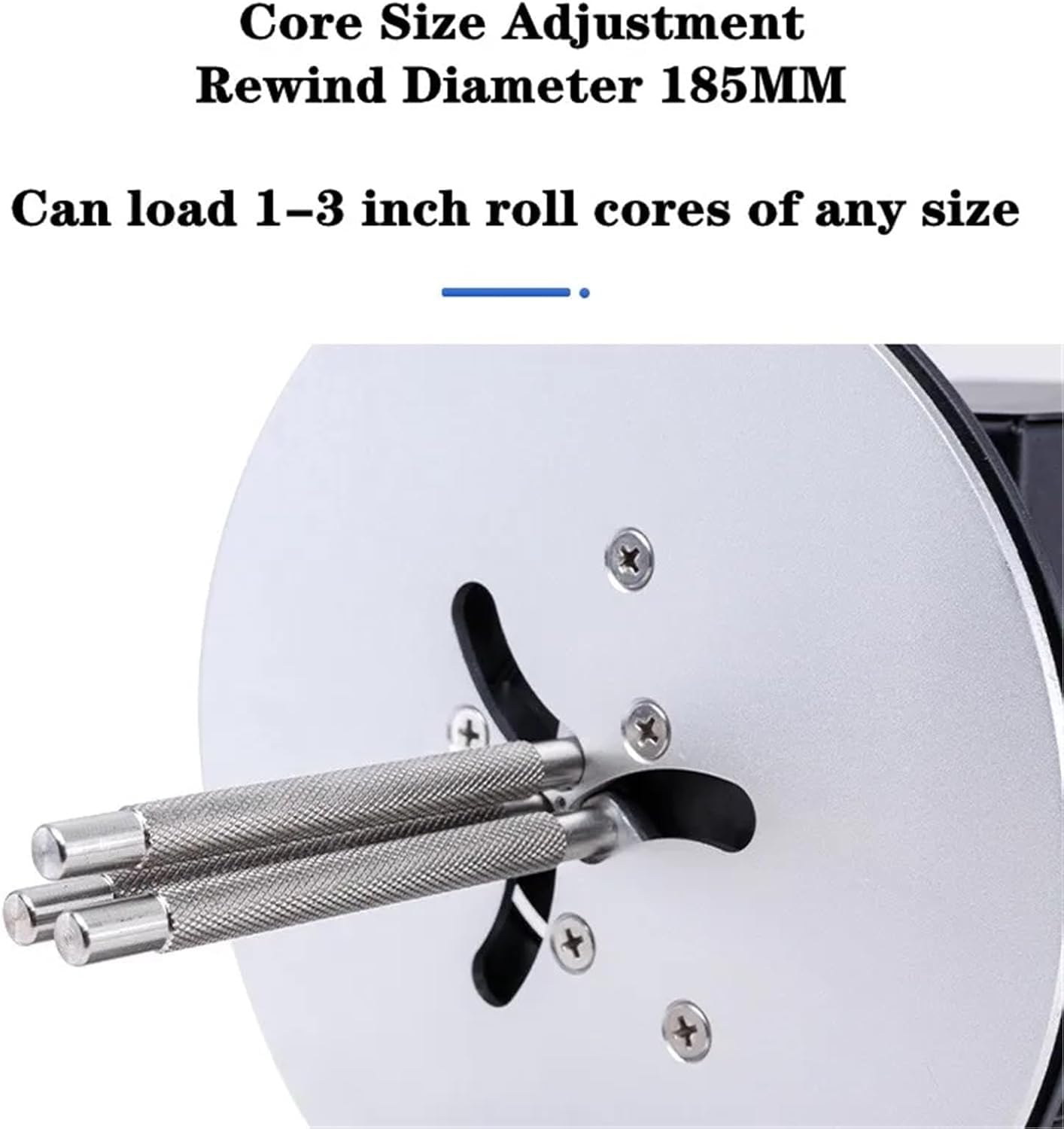 Dispenser di Nastro Regolabile, Avvolgitore di Etichette HD-r7 per Rotoli da 185 Mm, Perfetto per Etichette Adesive E Lavabili, Ad Alta velocità, Resistente E Facile da Usare.