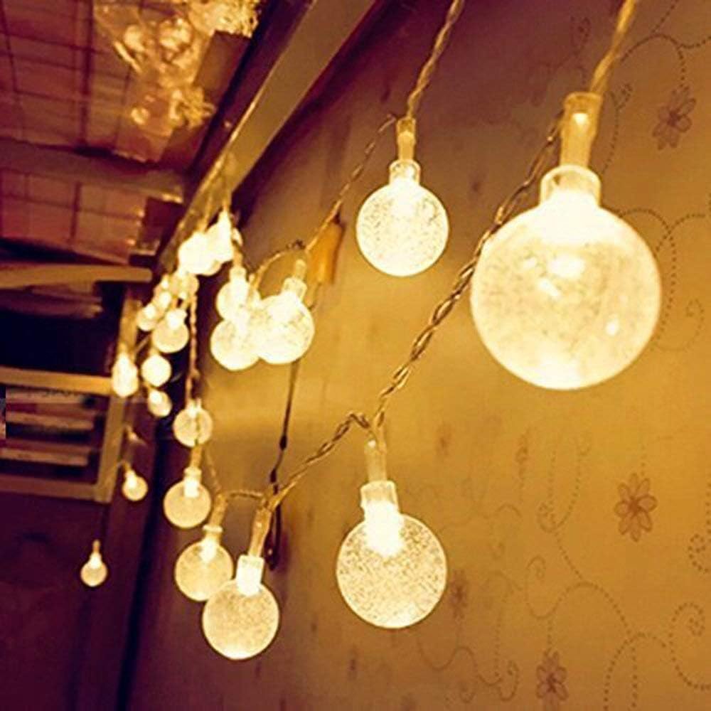 Itmumbai Crystal Ball String Lights (Warm White)