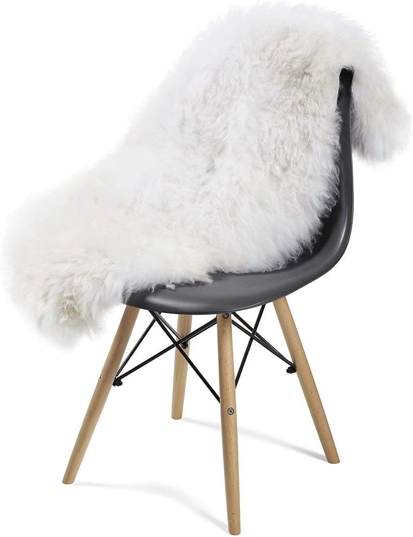 Sheepskin Rug - Authentic European Sheepskin Handmade 100% Natural Sheepskin Rug Area Rug Large Medium or Small Sizes