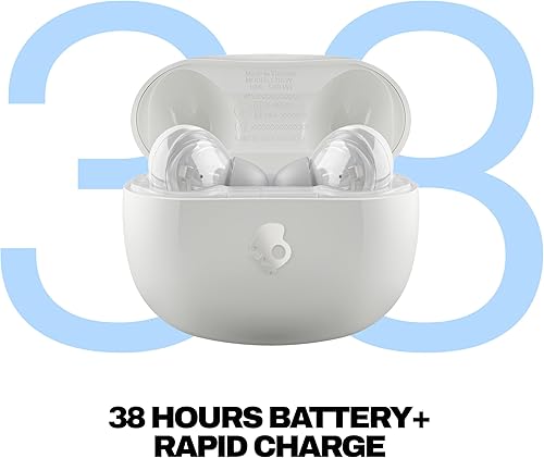 Miniatura 3 de Skullcandy Rail ANC Auriculares Inalámbricos, Auriculares Bluetooth, Cancelación Activa de Ruido, Hasta 38 Horas de Batería, Micrófono para iPhone