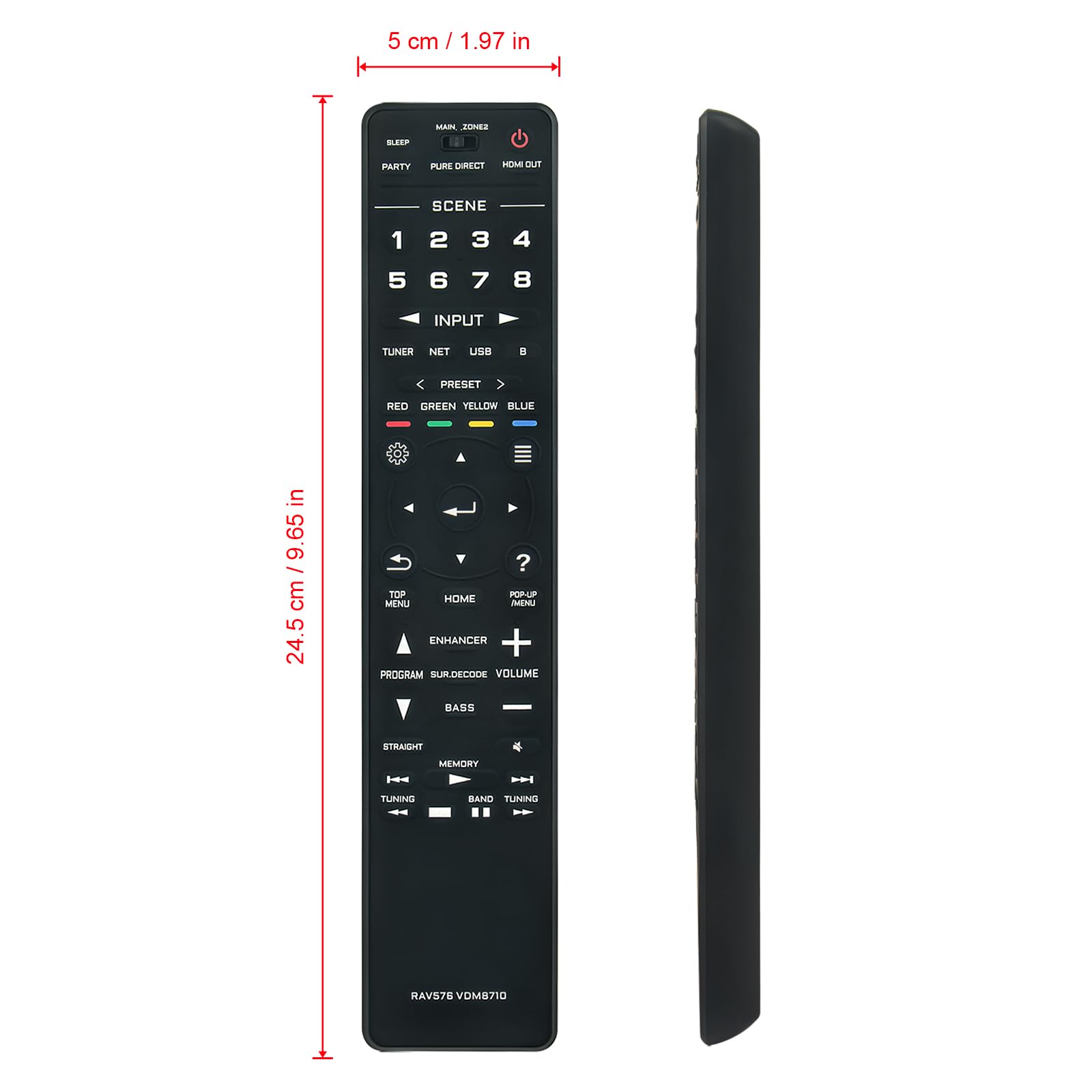 Amazon.com: New RAV570 ZZ47560 Replace Remote Control Compatible