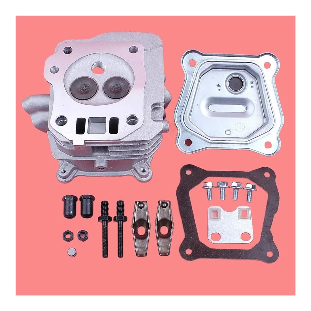 Conjunto de Perno de Junta de Tapa de Culata de válvula de Cilindro Compatible con Motor de cortacésped GX160 GX200 de 5,5 HP y 6,5 HP, Pieza de Repuesto