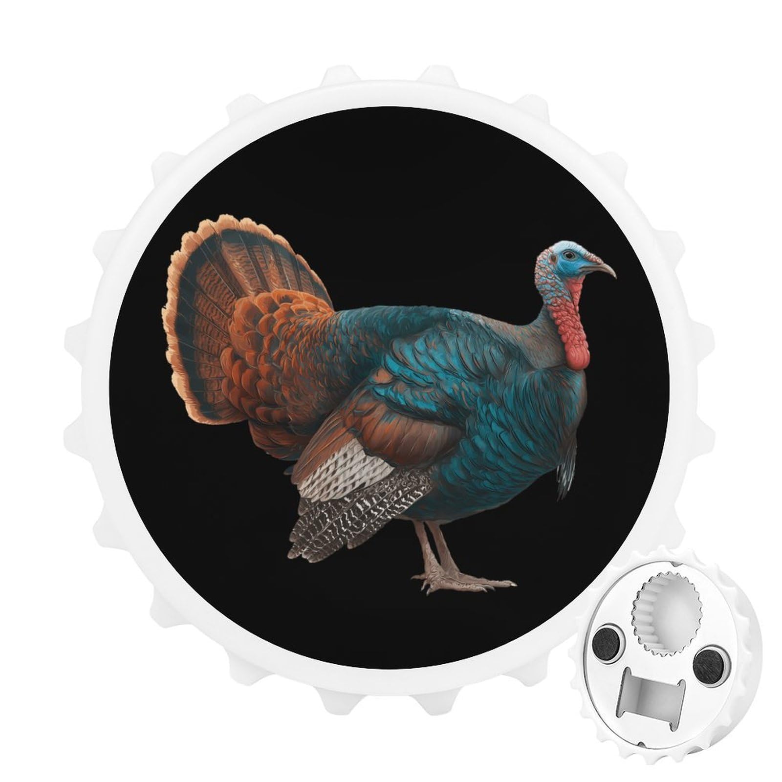 Turkey Magnetic Bottle Opener Refrigerator Magnet Fridge Magnets Kitchen Supplies