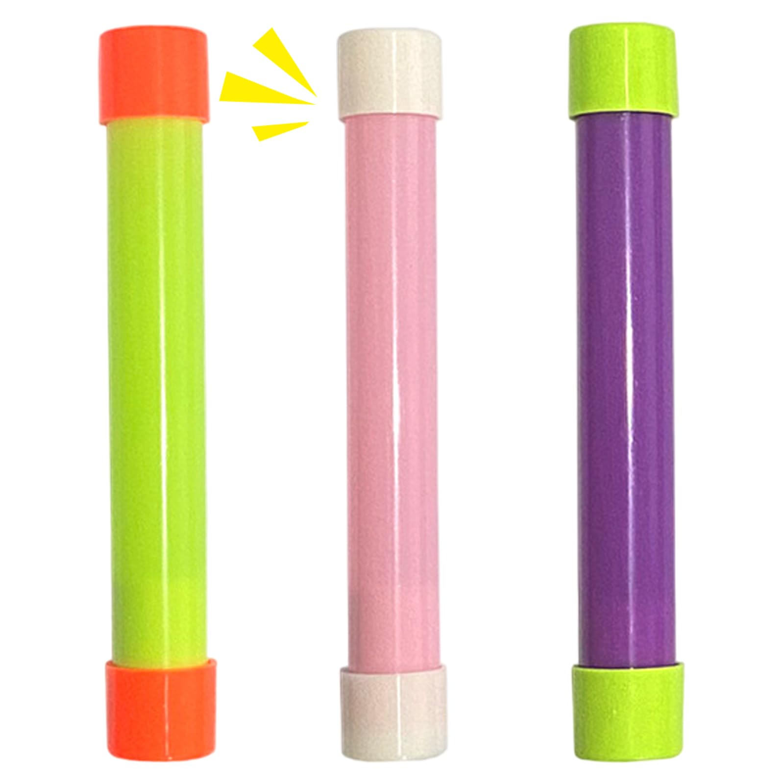 Bonalake 3Pcs Groan Tube Funny Noisemaker Toys for Kids Giggle Stick for Party Games and Presents, Random Color Groan Tubes