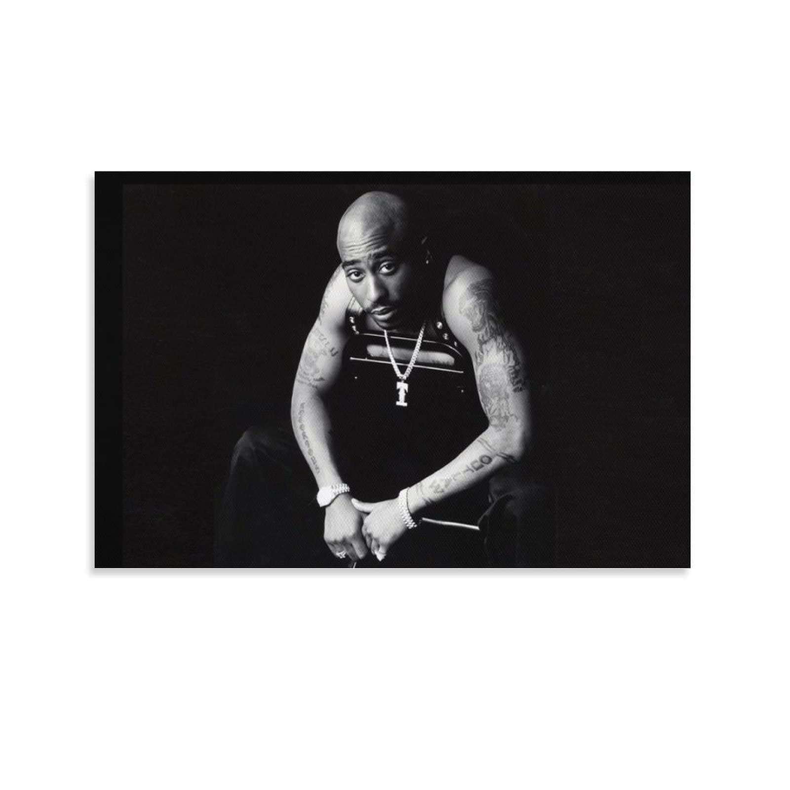 Amazon｜ラッパー トゥパック 2Pac キャンバス アート ポスター