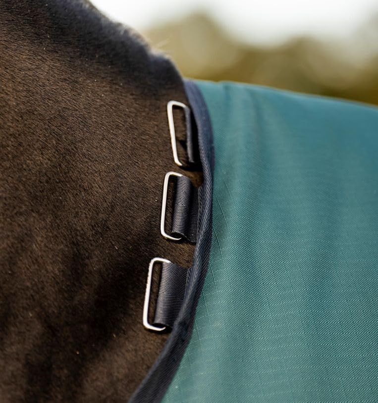 Horseware Amigo Ripstop 900D 50g Turnout Weide Decke Dynasty Green/Navy & Silver