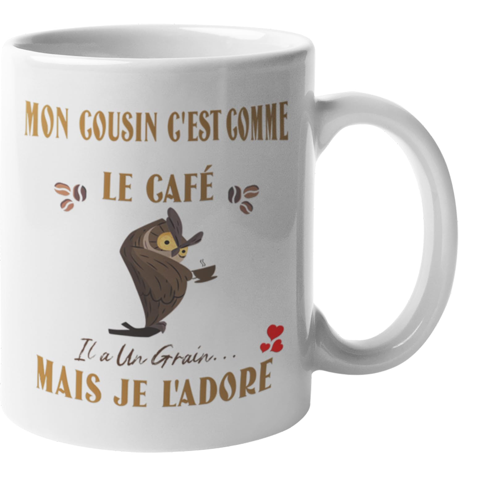 Tasse Mug - Mon Parrain C'est Comme Le Café - Idée Cadeau Original Bapteme Parrain Anniversaire 3760311674549