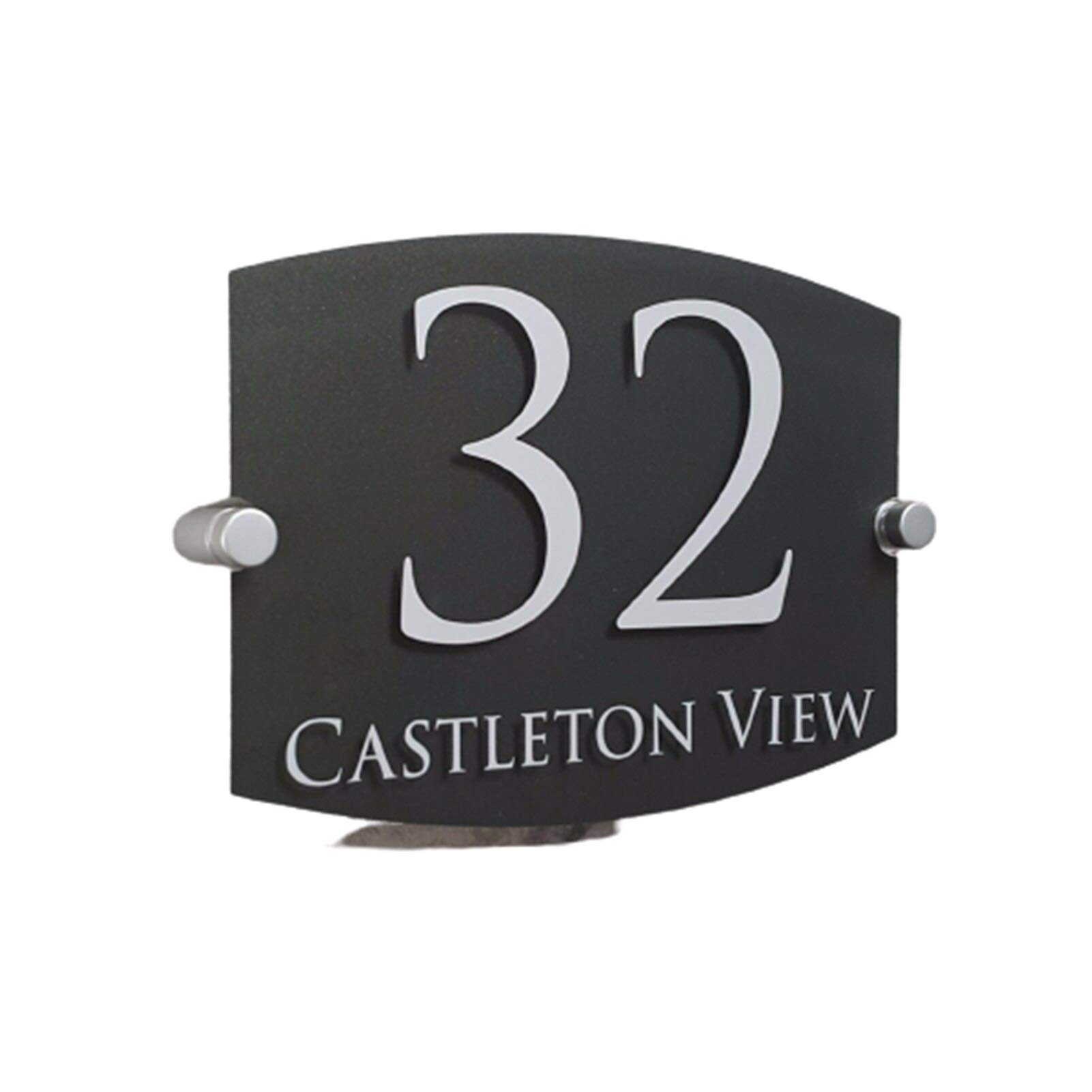 UZAMIRLEX Acrylic House Number Address Plaque