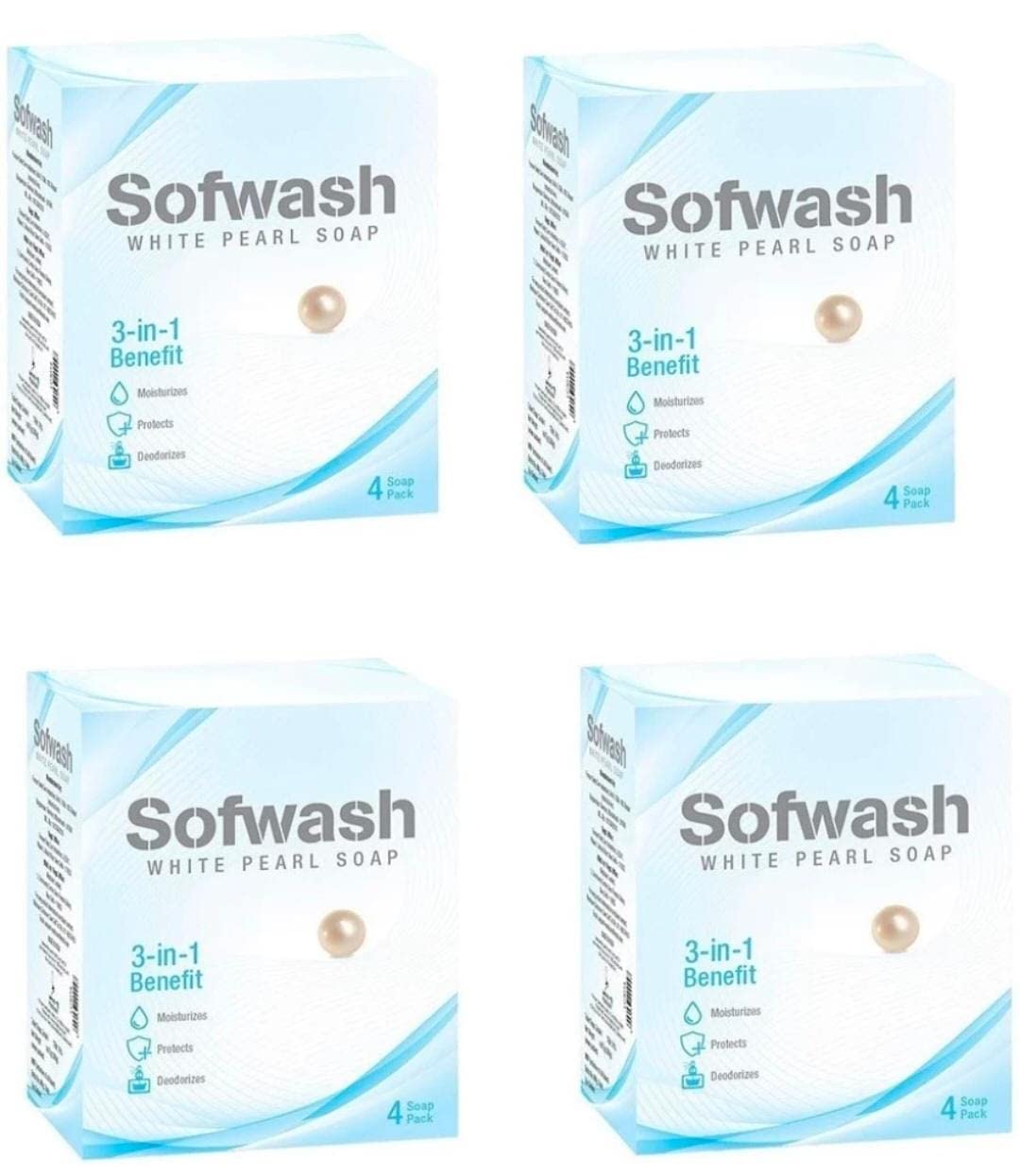Modicare Sofwash Grade One Bath Soap (75 gm)-Pack of 4