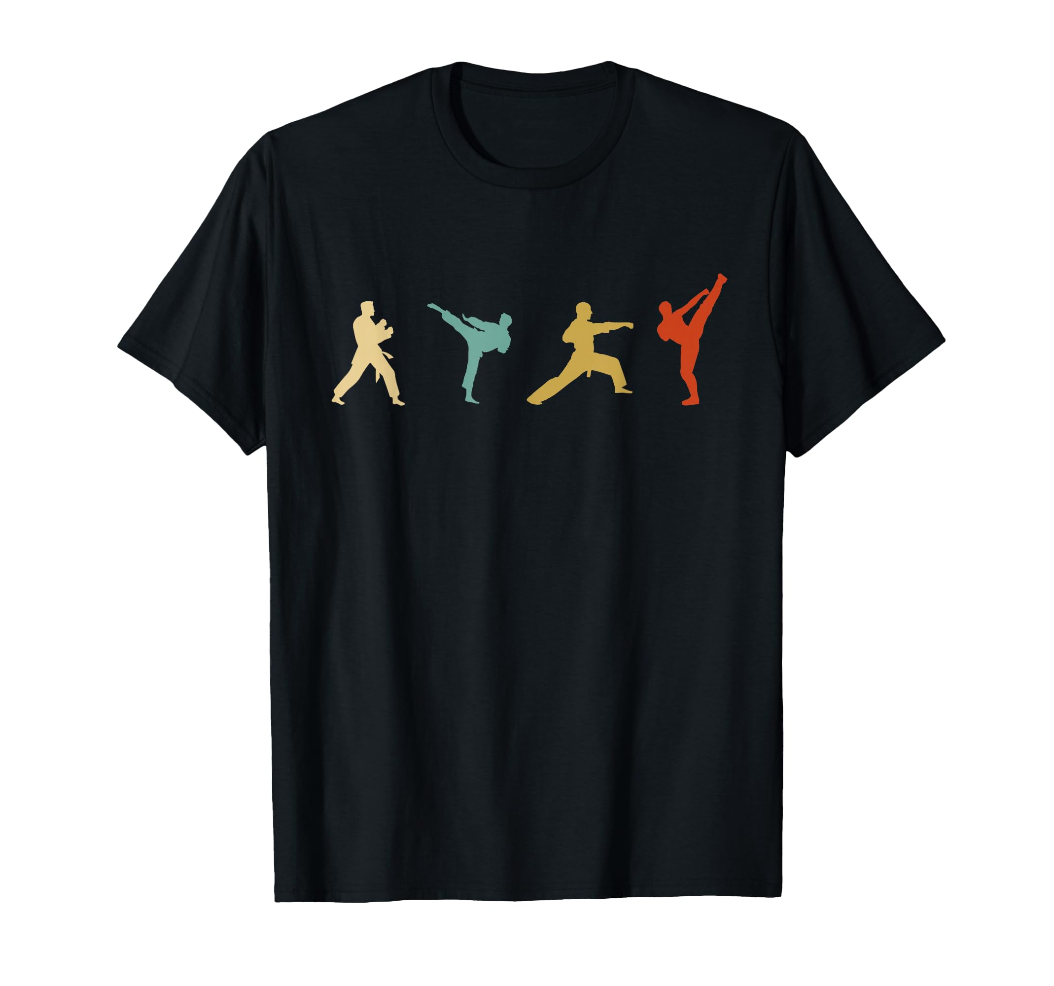 Vintage Taekwondo Tae Kwon Do Fighter T-Shirt Small