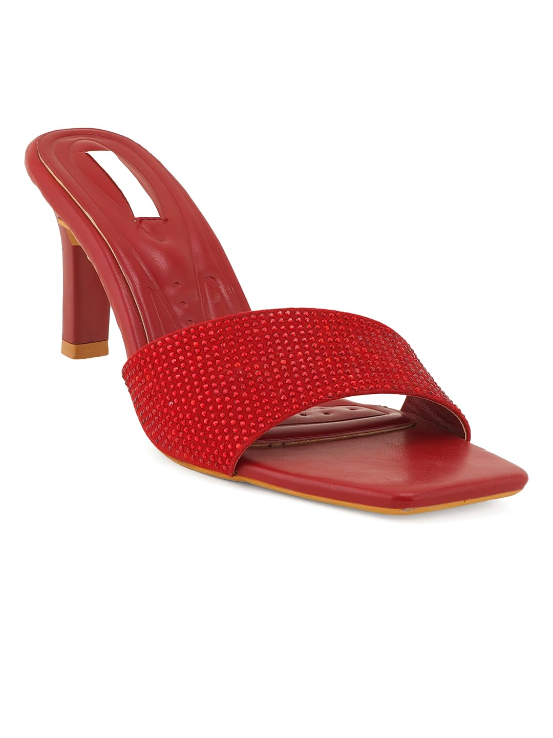 ELLE Women Stylish and elegant Kitten Heel Sandal ELLE Women Stylish and elegant Kitten Heel Sandal