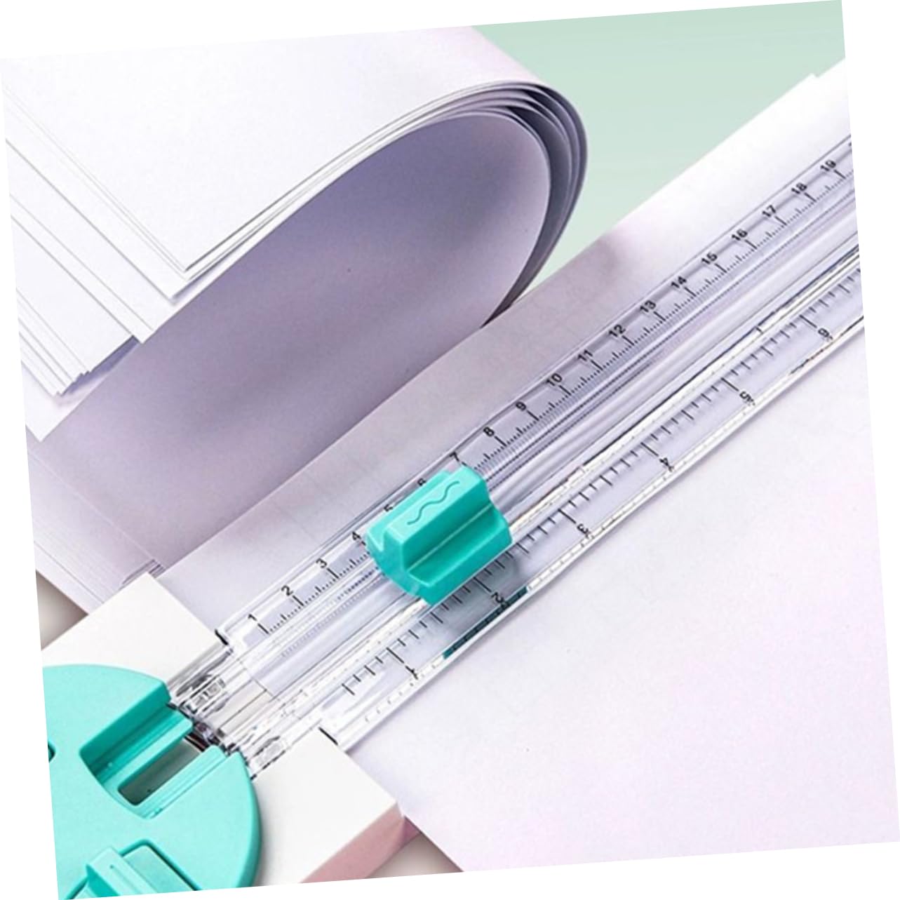 Operitacx 2pezzi Cutter Per Carta Con Base Antiscivolo e Protezione Per Taglio Preciso Per Scrapbooking e Progetti Creativi