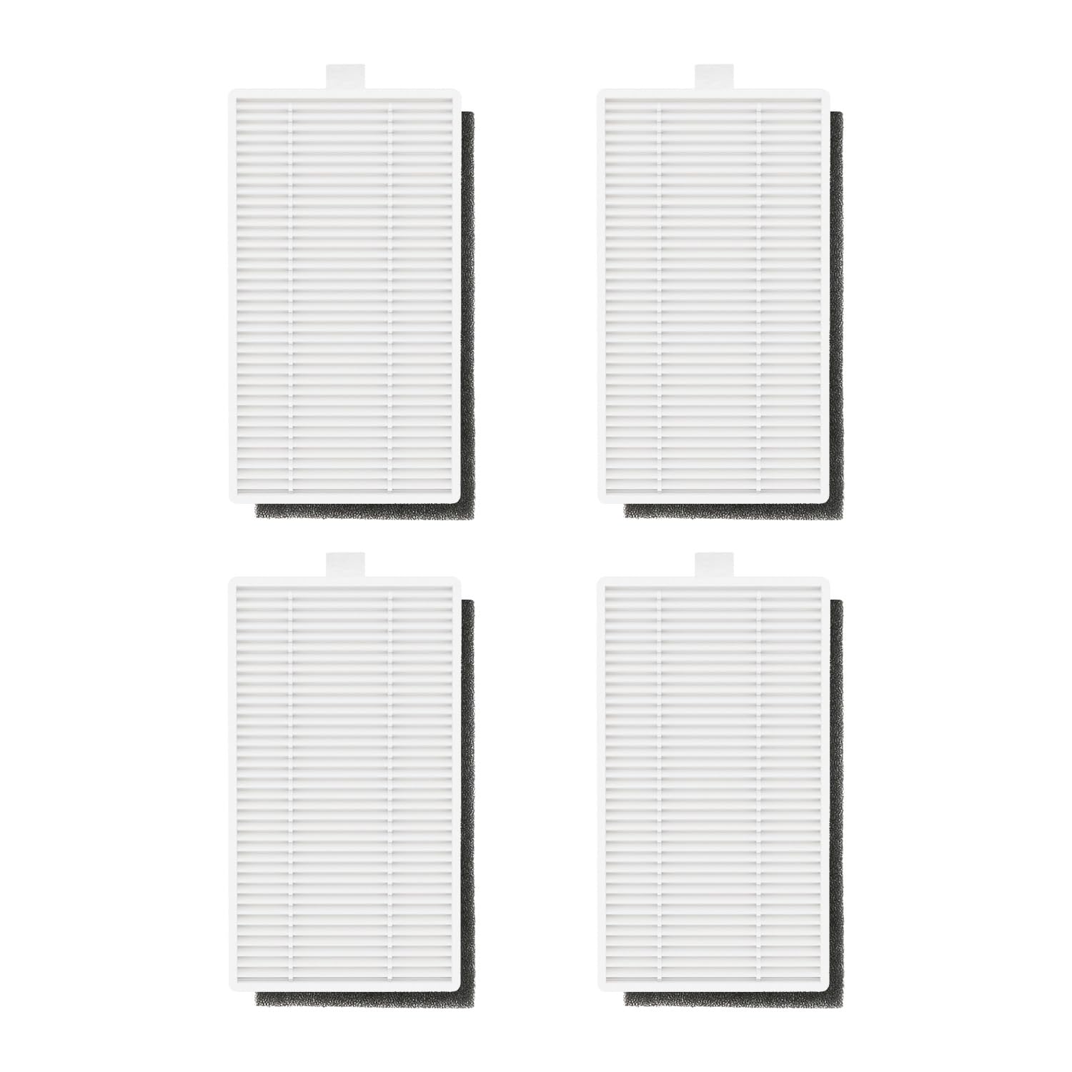 Lefant White 4 Hepa Filter Accessories Kit M330, M330 Pro Robot Vacuum