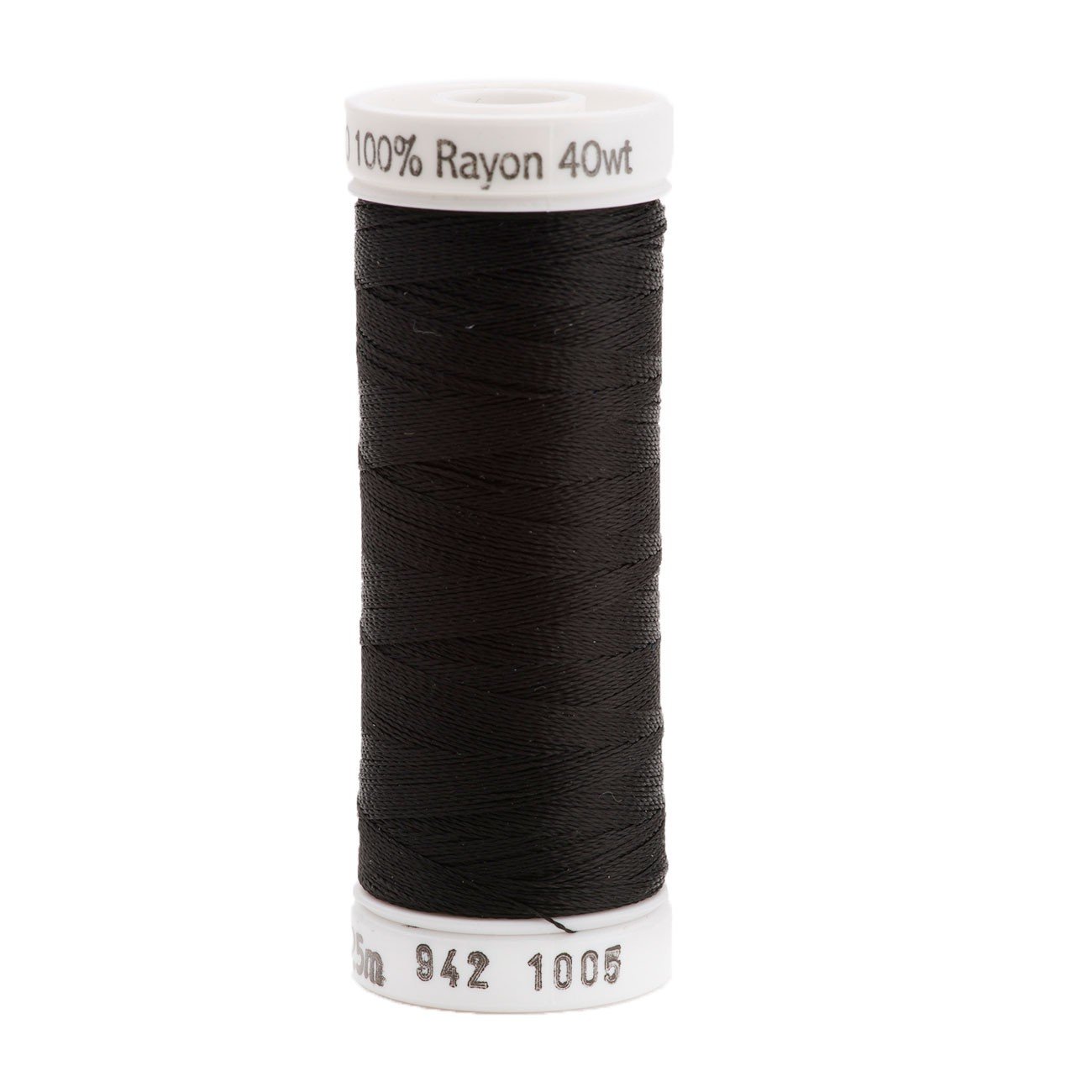 Filetage rayonne 40 Sulky Noir acrylique multicolore pour mercerie