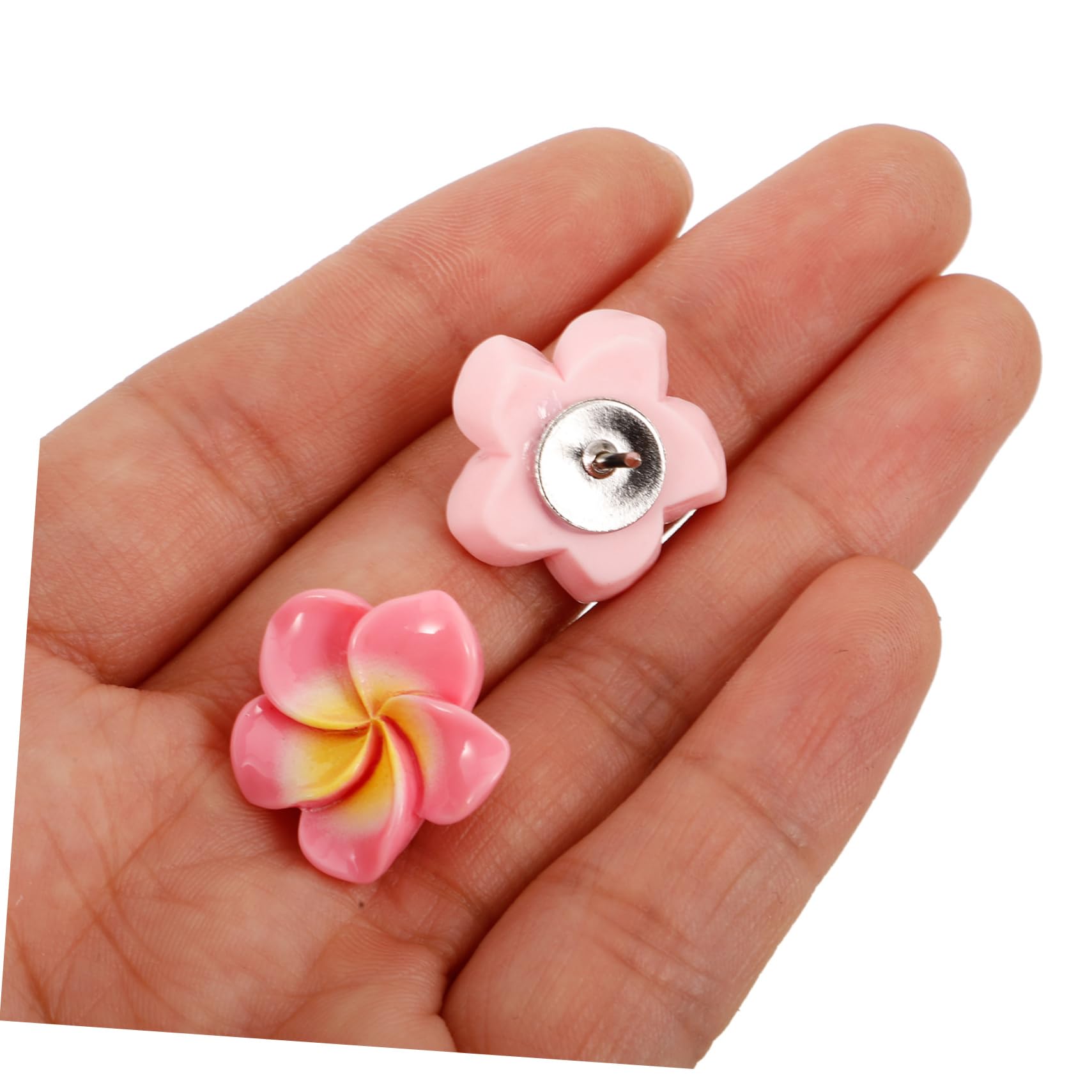 Gadpiparty 5 Sätze Fotomanddekoration Blumen Drücken Nagel Korkboard Nette Stecknadeln Für Korkbrett Süße Korkplatte Stecknadeln Für Pinnwand Dekorative Reißzwecke Plastik 21 Stücke * 5