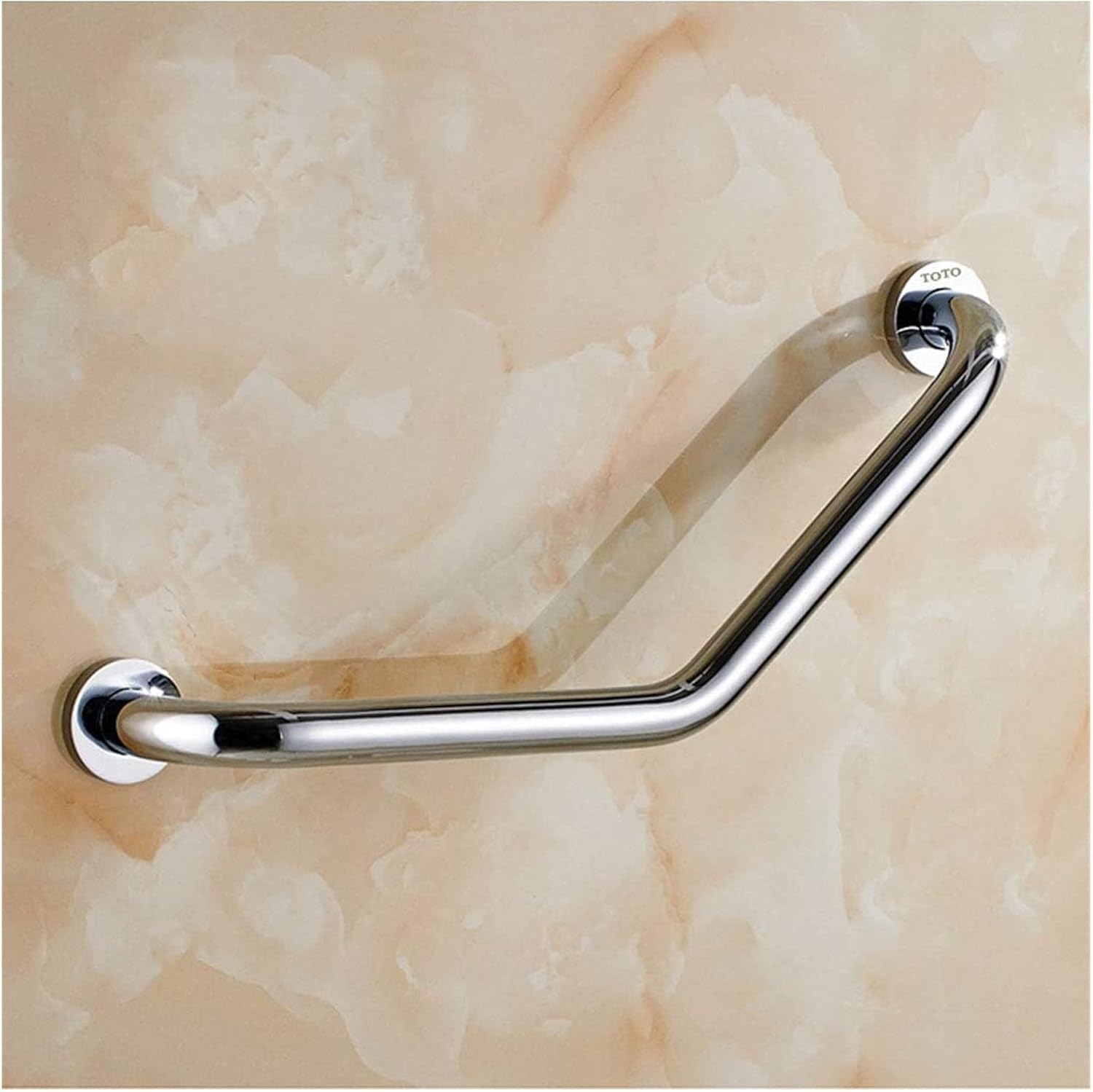 Asas de acero inoxidable, asas curvas para la seguridad del inodoro, asas antideslizantes para bañera, soportes de equilibrio para personas mayores y personas con discapacidad.