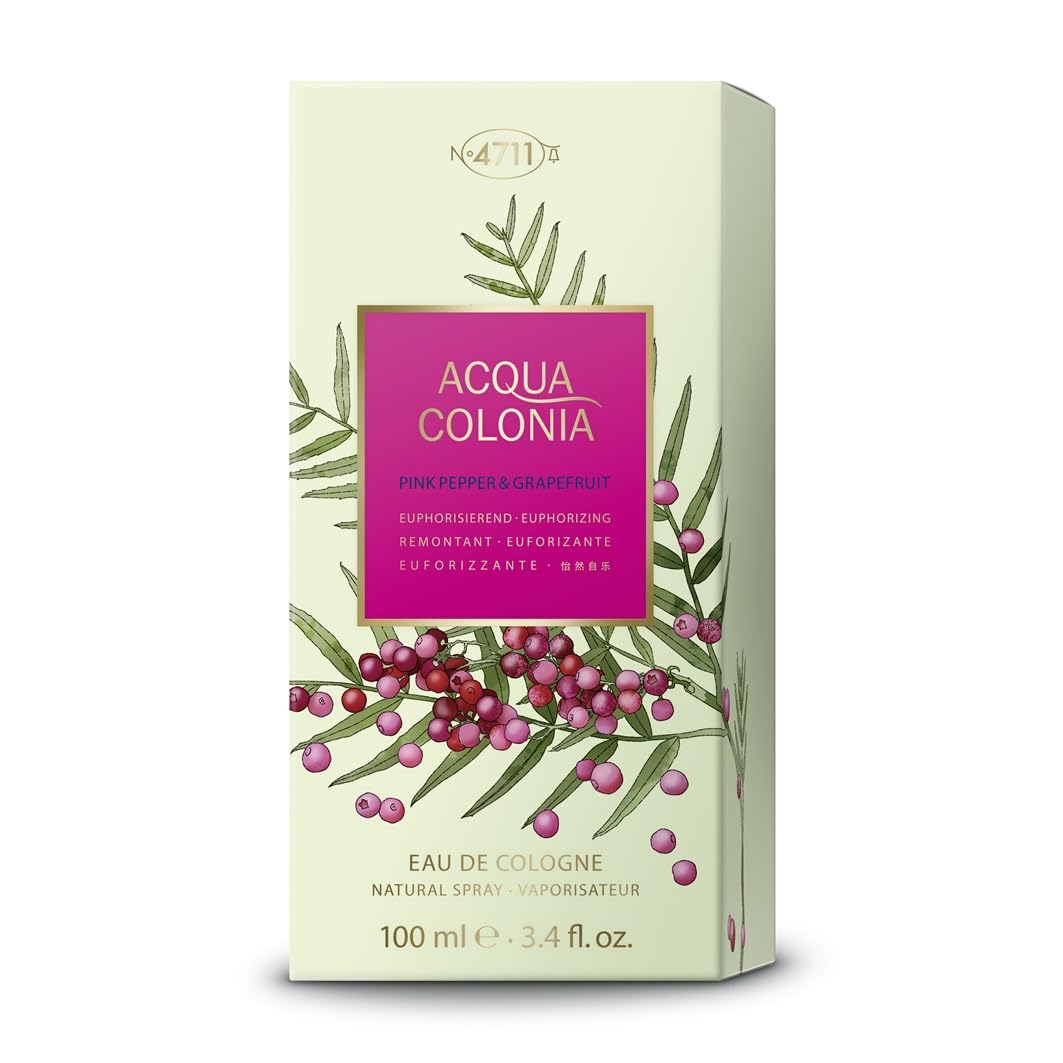 4711 Acqua Colonia Pink Pepper & Grapefruit Eau de Cologne 100ml Natural Spray