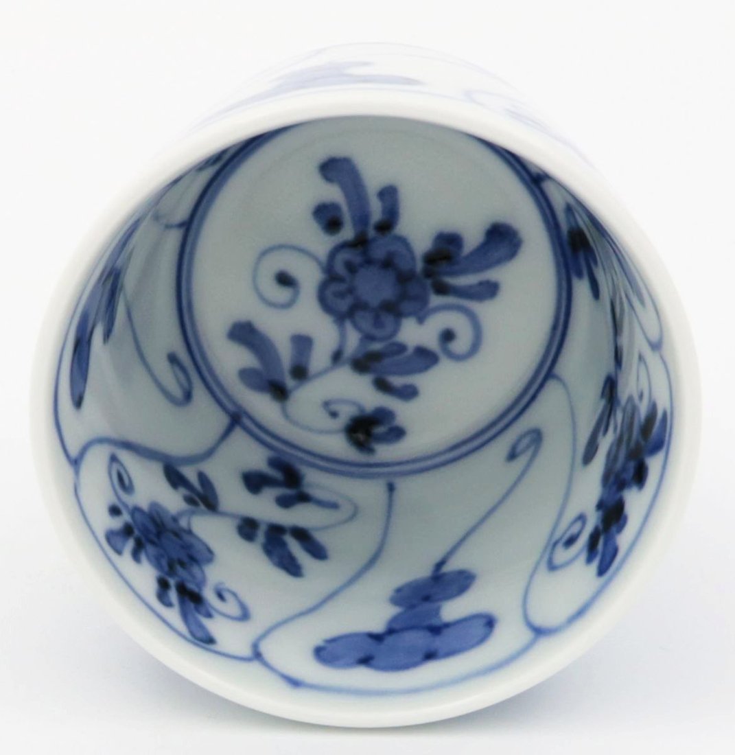 Amazon｜有田焼 渓山窯 そば猪口 染付内外なづな 30921｜そば猪口