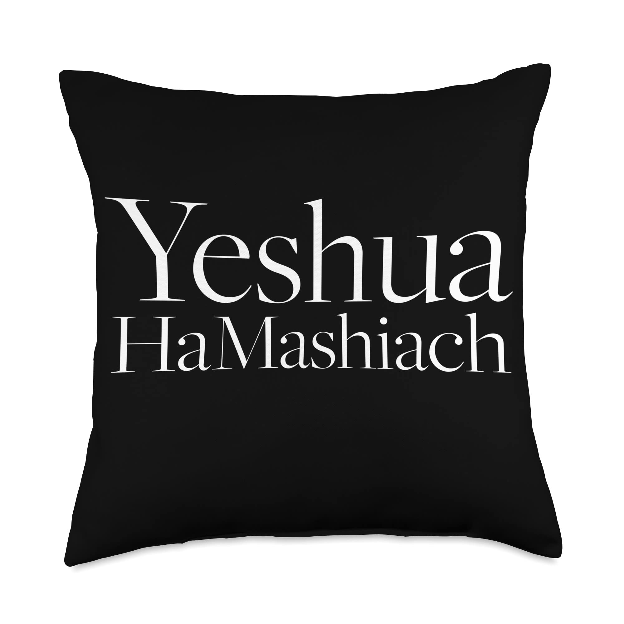 YHF Yeshua HaMashiach Throw Pillow, 18x18, Multicolor