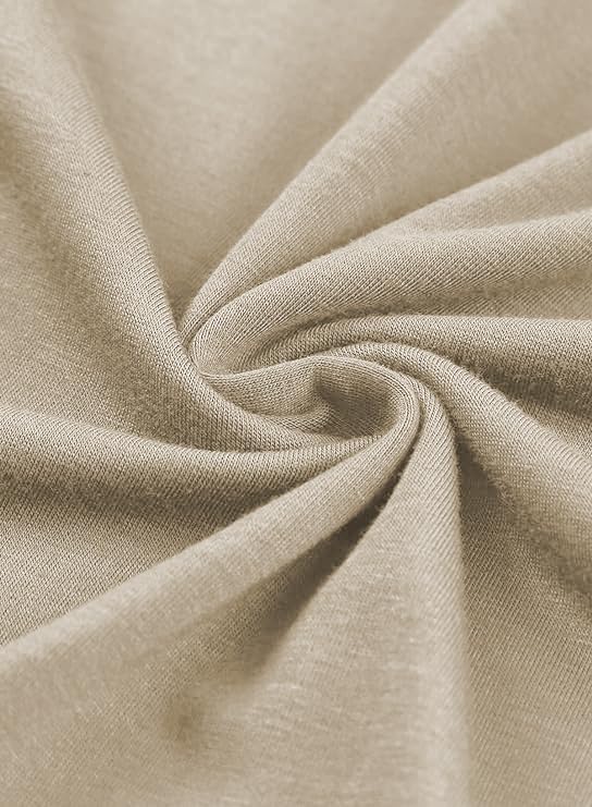 Poetsky Womens Tunic Tops for Leggings with Pockets Vneck 3/4 Length Sleeve Shirt Casual Long T-Shirts S-3XL - Image 3