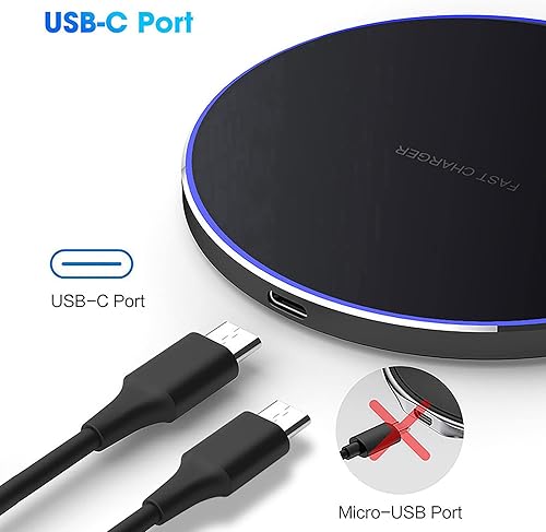 Miniatura 5 de Cargador inalámbrico de 20 W Max Fast Wireless Charging Pad compatible con iPhone 11, 12, 13, 14, 15, 16, 17 Pro/Pro Max, iPhone Xs/XS Max/XR/8