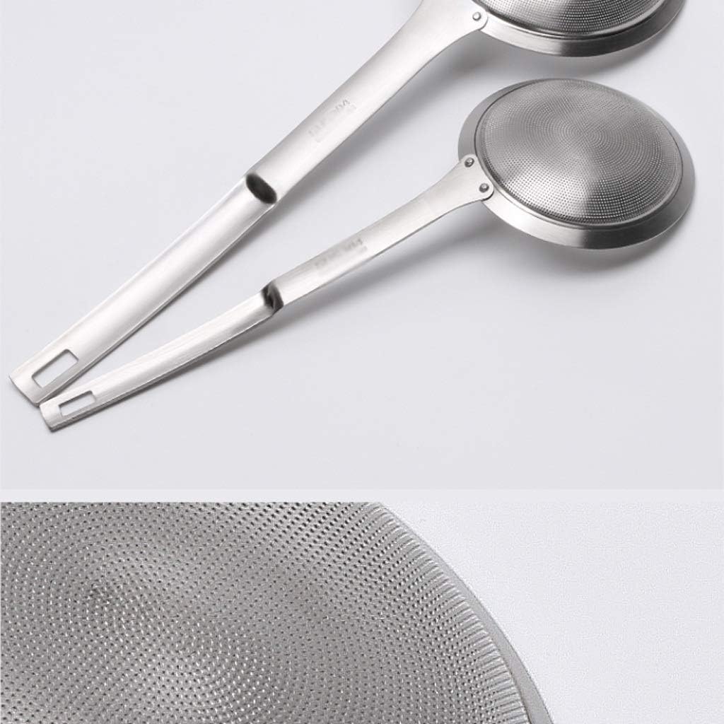 Food Strainers Colanders Fine Mesh Strainer with Sturdy Handle - Fine Mesh Sieve Ideal for Baking, Rice, Quinoa, Bone Broth (Size : M) ()