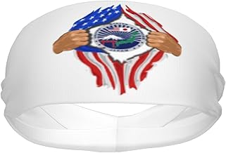 Versatile Sports Tough Sweatband Seal of The United States Forces Japan Blood Inside me Prints Stretchable and Moisture Wicking Headband for Yoga Tennis Running Fitness for Women Men