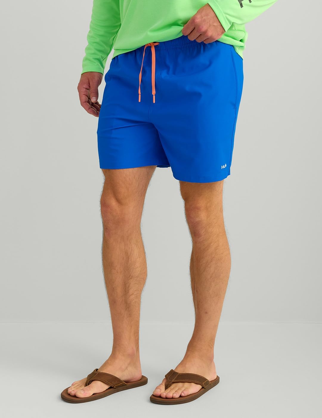 HUK Mens 5.5" Pursuit Volley, Quick-Dry Fishing Swim Shorts - Image 3