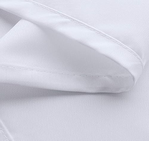 Miniatura 5 de Cortina de ducha lavable de 72 x 84 pulgadas, repelente al agua, tela de poliéster (mejor calidad de hotel) con ganchos de plástico curvos, extra