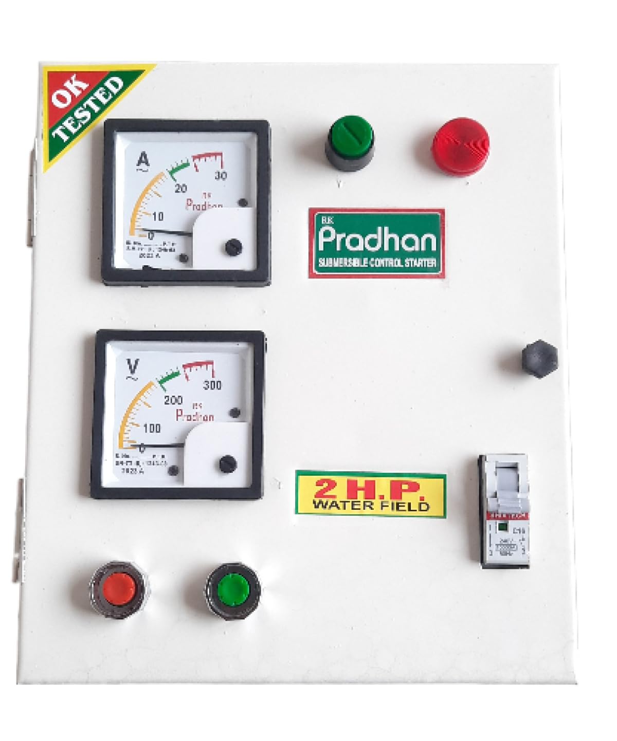 PRADHAN 2.0 HP Single Phase Water Field Contactor Based Auto Cut-off Heavy Duty MCBs Short-circuit protection Submersible Pump Motor Starter Panel 180-240V AC (B09NTWLYGQ) Amazon Price History, Amazon Price Tracker
