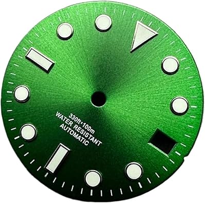 28.5mm NH35 NH36 Dial Watch Silver Gold Black Blue Grey Date Window Luminous Fit /NH36/4R/7S Automatic Movement