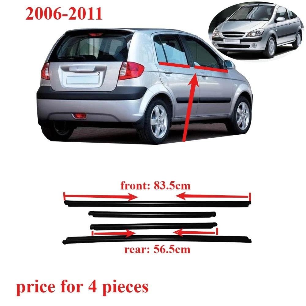 Fenster & Türdichtungen 1 Stück Außenfenster-Gummidichtung Fensterleiste 82210-1C001 Für Hyundai Für Getz 2006-2011 Auto Türdichtung