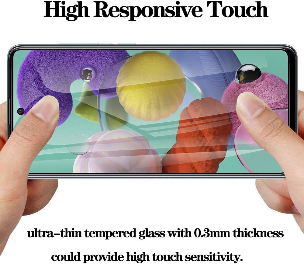 LYWHL 2-Pack Samsung Galaxy S20 FE / A53 / A52 / A51 Privacy Screen Protector, [Don’t Support Fingerprint Unlock], Anti-Spy Tempered Glass Screen Protector, Case Friendly Easy Install Black