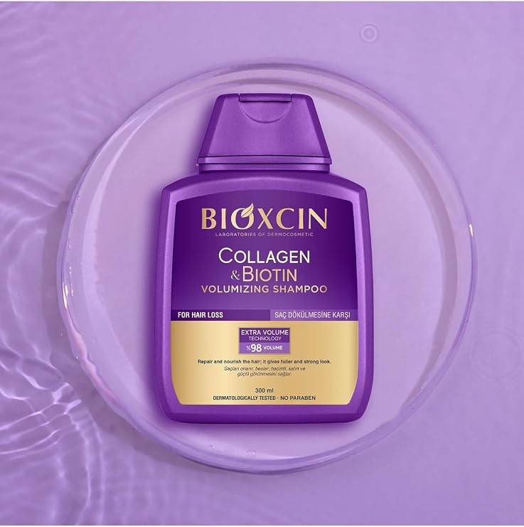 Bioxcin Collagen & Biotin Hacim Şampuanı 2x300ml + 100ml Yüz Yıkama Jeli Hediye Seti