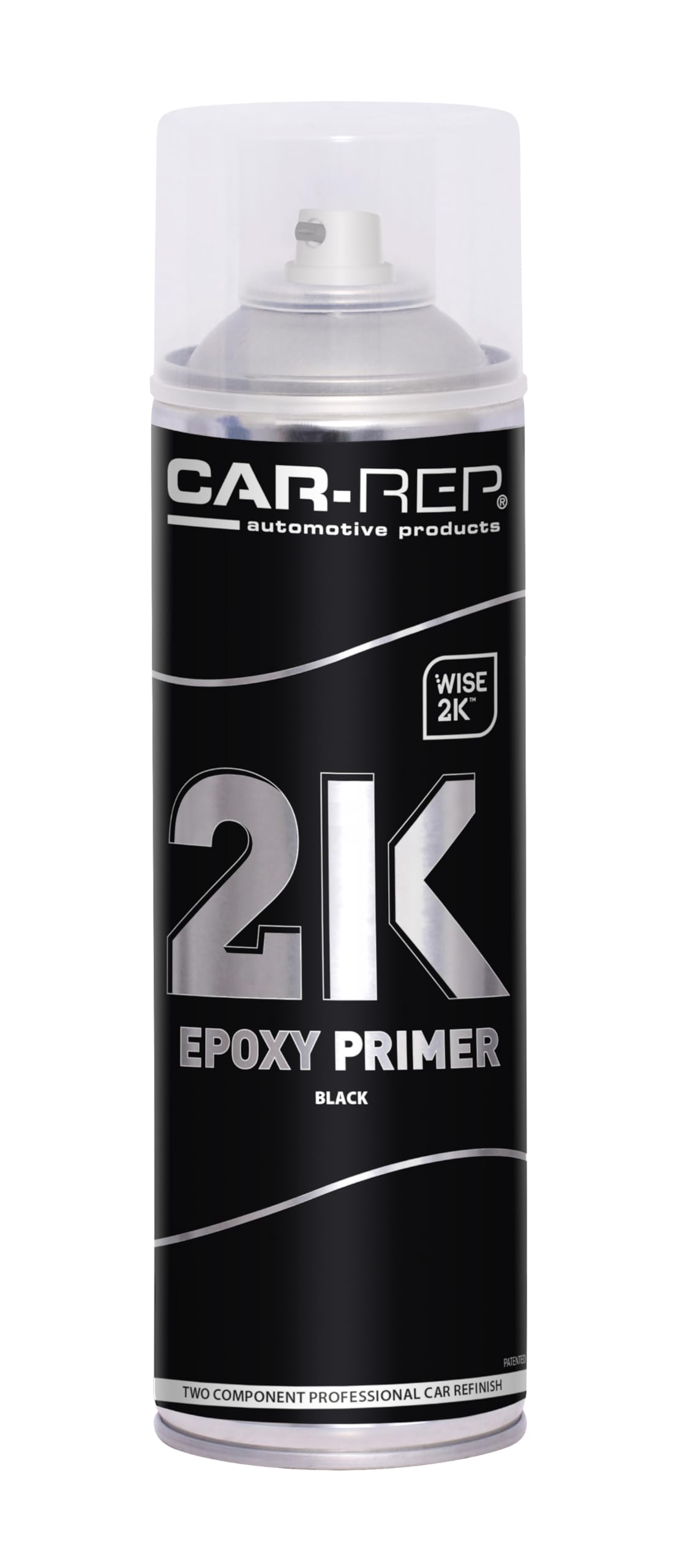 Car-Rep 2K Epoxy Primer Black 500mL Spray Paint High Adhesion Chemical Resistant