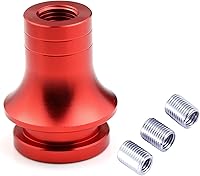 Vista 8 de Perillas de engranaje, retenedor de maletero, conector M12 x 1.25 con 3 adaptadores de rosca M8X 1.25, M10X 1.5, M10X 1.25 (negro)