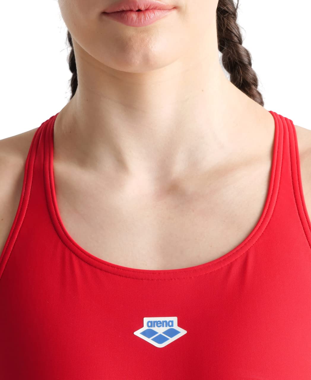 ARENA Icons Racer Back Costume Intero Donna, Costume da Bagno ad Asciugatura Rapida, Costume da Bagno Sportivo in Tessuto Maxfit Eco Resistente al Cloro e al Sale con Protezione UV UPF 50+