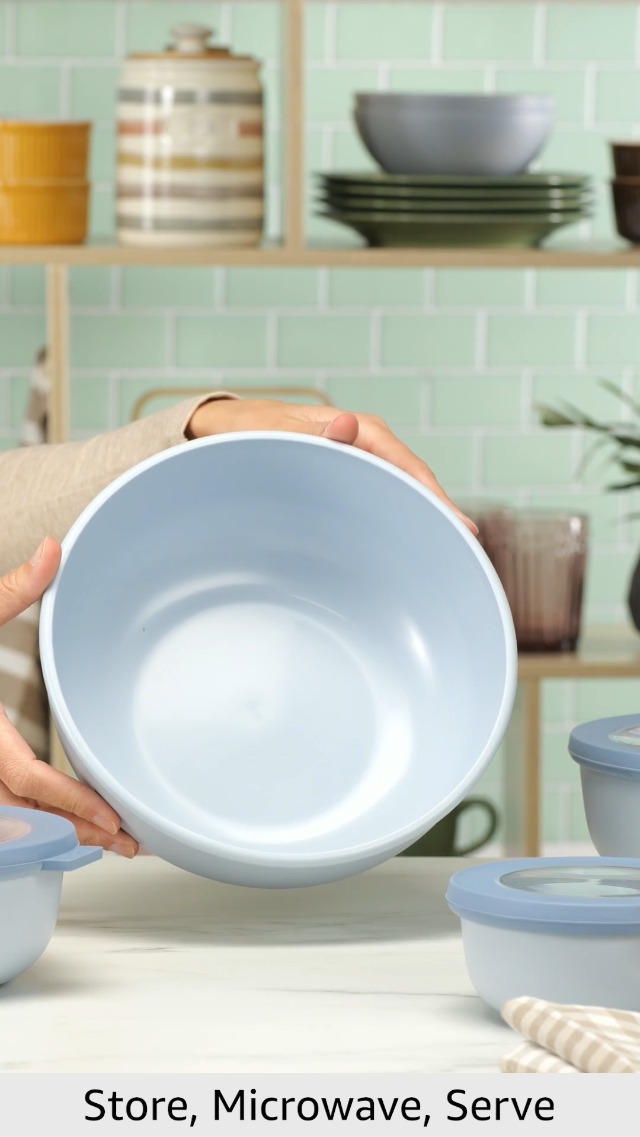 Amazon.com: Mepal Cirqula Set of 4 Multi Food Storage and Serving