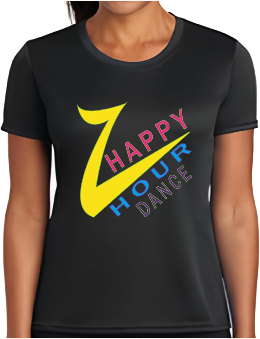 快適なVネックレディースグラフィックTシャツ、ルーズフィットタンクトップクロップドシャツとダンス、プラスサイズのトップス、夏のトレー