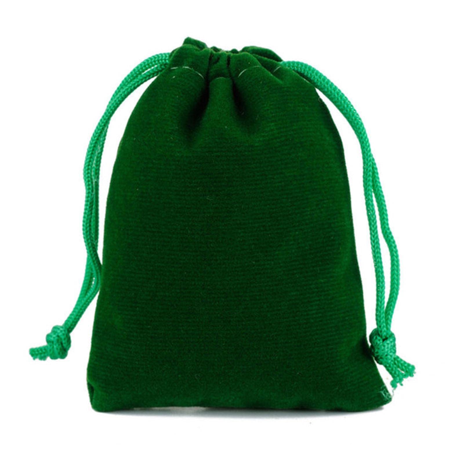 Torby na prezenty ze sznurkiem, 50 szt. Kolorowe aksamitne torby ze sznurkiem Woreczki do pakowania biżuterii Torby na prezenty ze sznurkiem - czerwone, 9 * 12 cm(Green,10 * 15 cm)