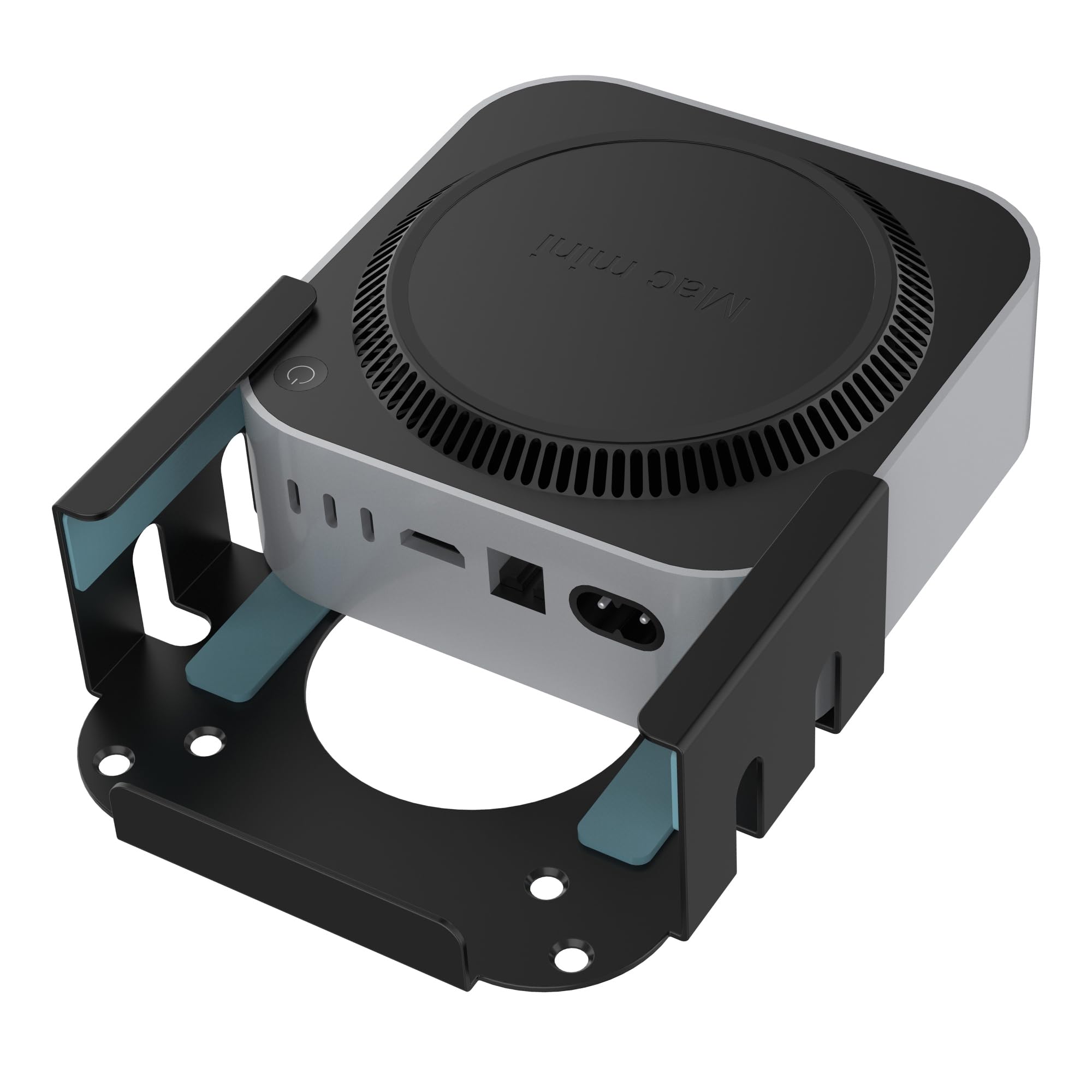 Monzlteck Mac mini M4 M4 Pro Under Desk Wall Mount Bracket VESA Monitor Mount Heavy-Duty Steel Bracket Anti-Scratch