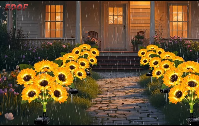 Amazon.com: Solar Lights Outdoor Garden Decor,4 Pack with 24