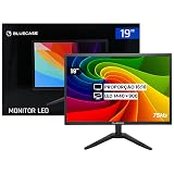 Monitor Slim LED 19" HD 75Hz 5ms Preto Suporte Base VESA 75x75mm - Compatível HDMI e VGA — imagem 3