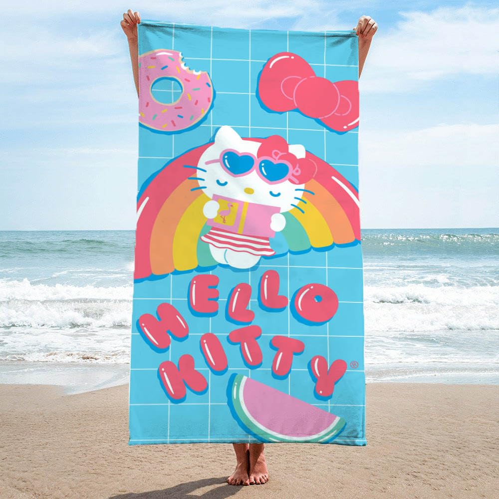 Amazon.com: Jay Franco Hello Kitty Rainbow Bath Pool Beach