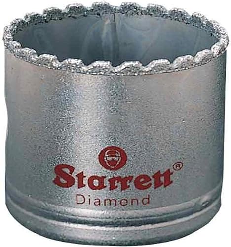 Miniatura 145 de Starrett Sierra de agujero de grano de diamante, ideal para perforar agujeros de diámetro pequeño, diámetro de 4-1/8 pulgadas, profundidad de corte