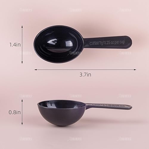 Miniatura 7 de AUEAR, Paquete de 10 cucharadas cucharadas de café de plástico cuchara medidora para café, frutas, polvo, semillas de especias