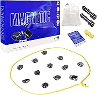 Vista 1 de Juego de ajedrez magnético, ajedrez magnético con cuerda, juego de mesa portátil de batalla intelectual y estrategia para noche de juegos familiares