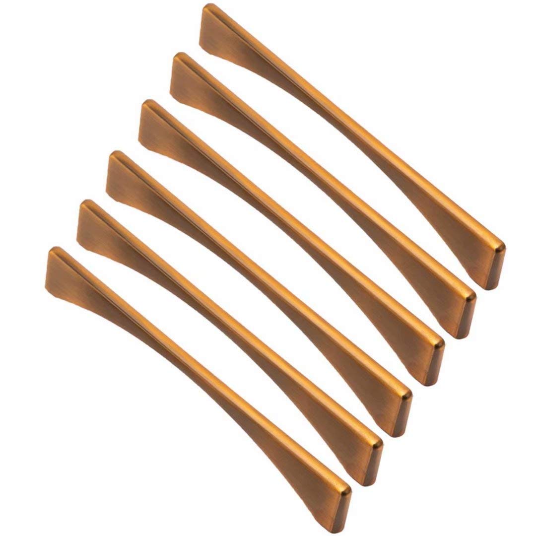 VOPLIVAT Kitchen Cupboard Handles, 6 Pcs Bow Pull Handle Wardrobe Drawer Handles Multiple Sizes Furniture Hardware(Hole Distance 192 mm)