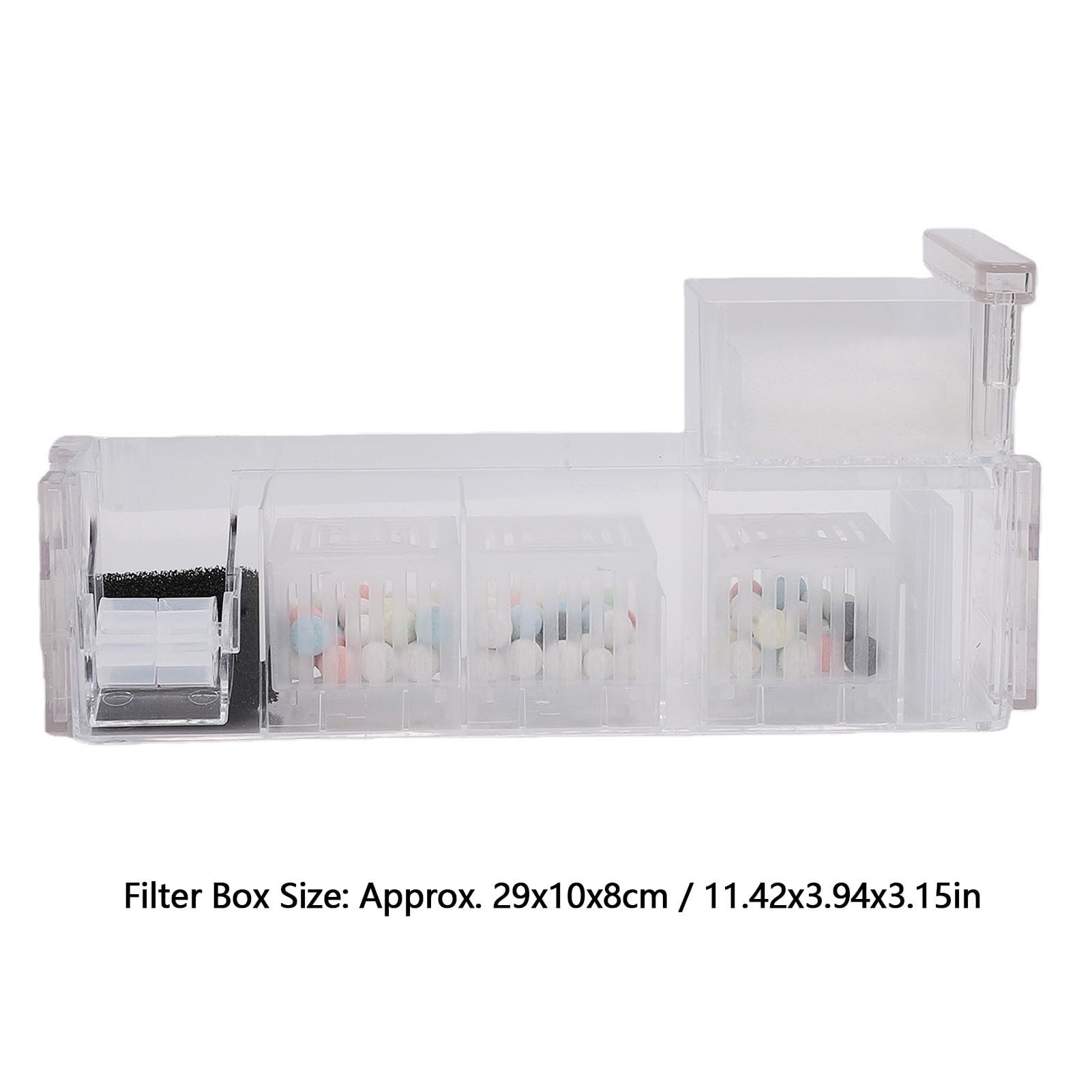 Filtro Acquario Esterno a Cascata, Filtraggio Potente, 220-240V, per Serra Tropicale (Spina Europea 220V)
